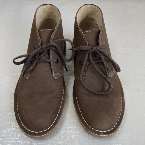 L.L. Bean Womens Stonington Chukka Boots Brown Suede Leather Casual Shoes 8 M - Picture 3 of 12